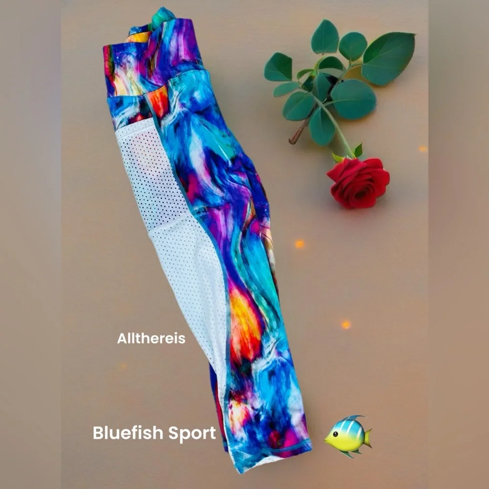 NWT Bluefish🐠set capris leggings and top - Picture 11 of 14